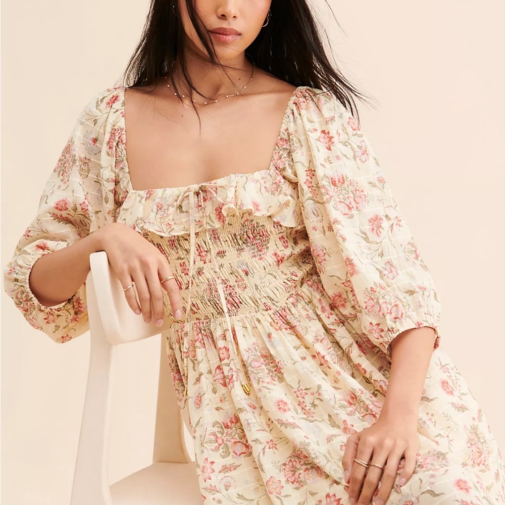 Free People Oasis Cream Dress - Picture 5 of 5